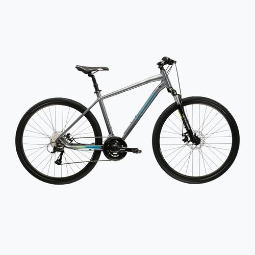 Крос велосипед KROSS Evado 3.0 grey/marine/glossy