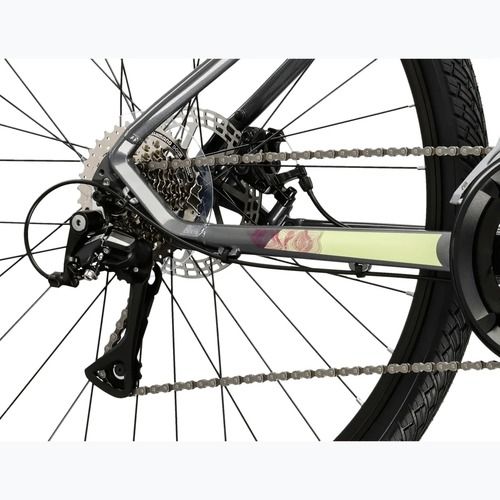 Дамски крос велосипед KROSS Evado 3.0 W gray/green