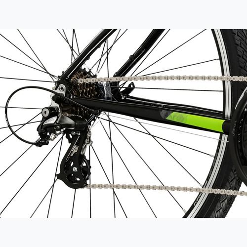 Крос велосипед KROSS Evado 2.0 black/green/gloss