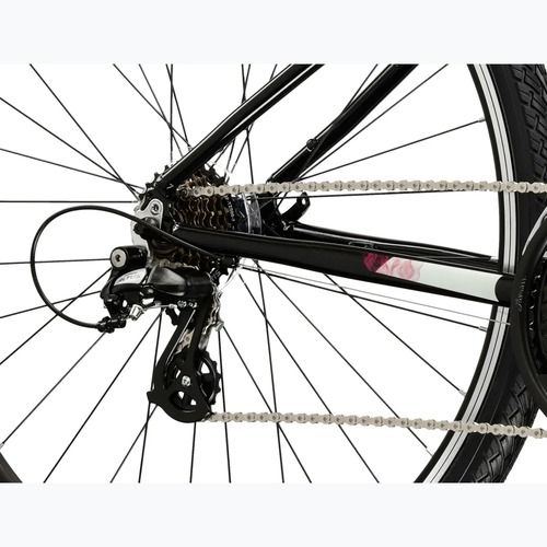 Дамски крос велосипед KROSS Evado 2.0 W black/pink/gloss