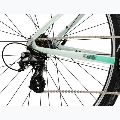 Дамски крос велосипед KROSS Evado 2.0 W silver/black/glossy