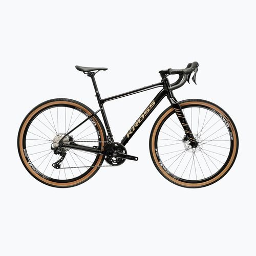 Гравел велосипед KROSS Esker 6.0 black/gold/gloss