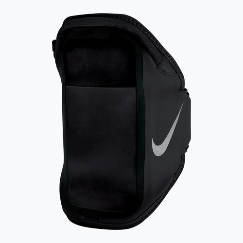 Лента за телефон Nike Pocket Arm Band Plus black/black/silver