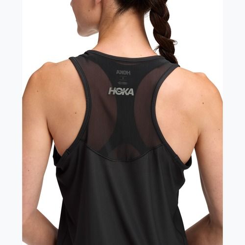 Дамска тениска за бягане HOKA Airolite Tank 2.0 black