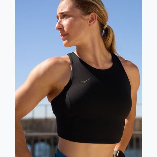 Детски спортен сутиен HOKA Elaro Crop black