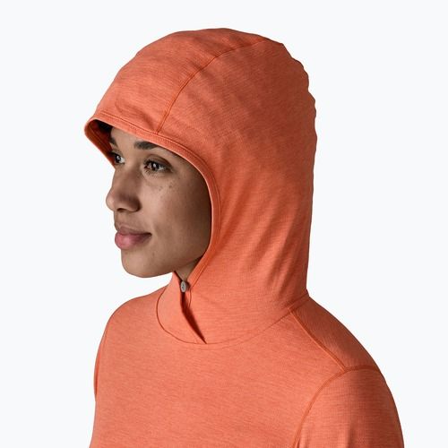 Дамски суитшърт Patagonia Capilene Cool Sun Hoody mellow melon/peach sherbet x-dye