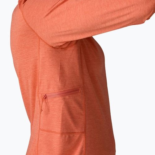 Дамски суитшърт Patagonia Capilene Cool Sun Hoody mellow melon/peach sherbet x-dye