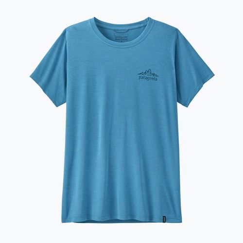 Дамска тениска Patagonia Capilene Cool Daily - Cloud Crag shore blue/light shore blue x-dye