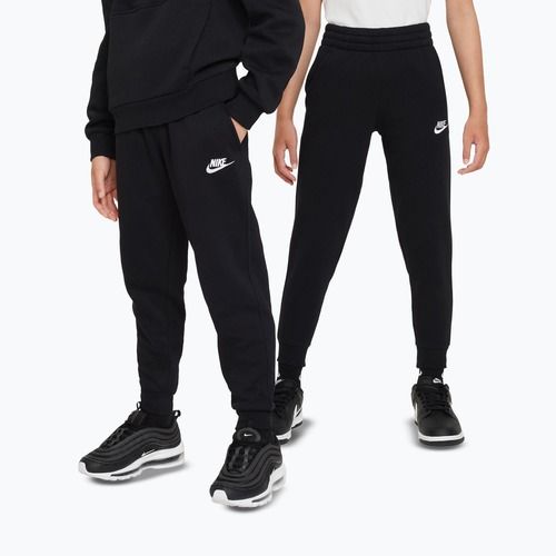 Детски панталони Nike Sportswear Club Fleece black/white
