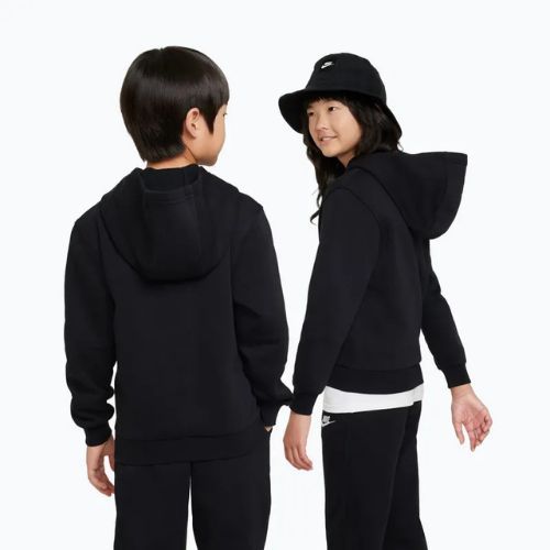 Детски суитшърт Nike Sportswear Club Fleece black/white