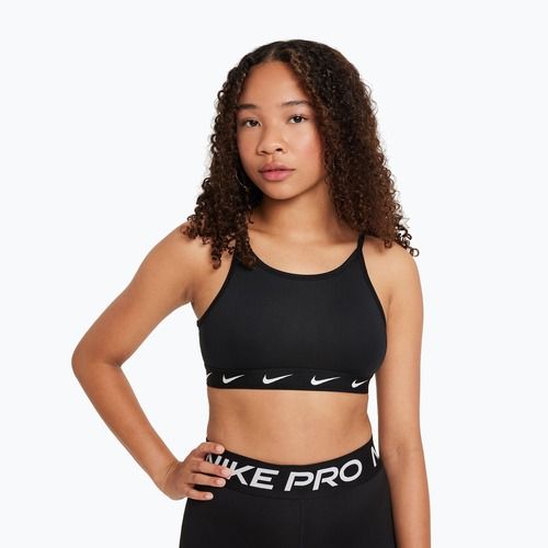 Детски спортен сутиен Nike One black/white
