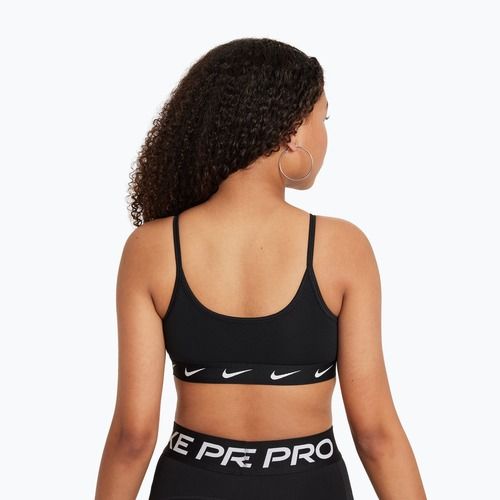 Детски спортен сутиен Nike One black/white