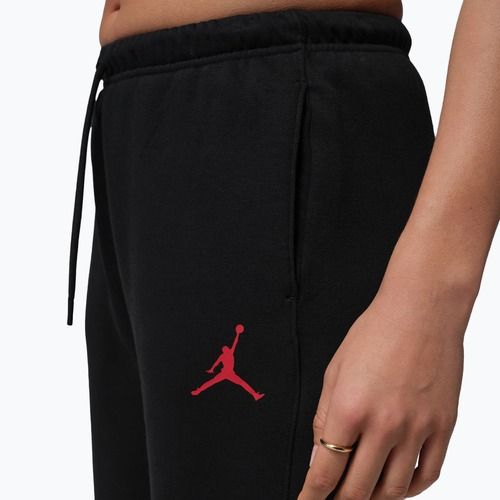 Дамски панталони  Jordan Fleece black/gym red