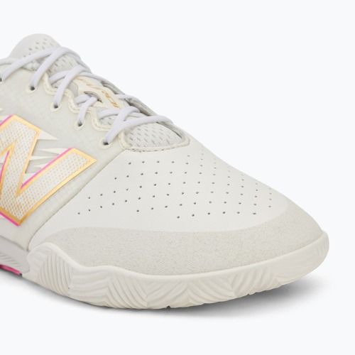 Футболни обувки New Balance Furon Pro V8 IN pink heat/sea salt/gold metallic