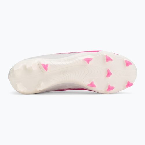Футболни обувки New Balance Furon Team V8 FG pink heat/sea salt/gold metallic