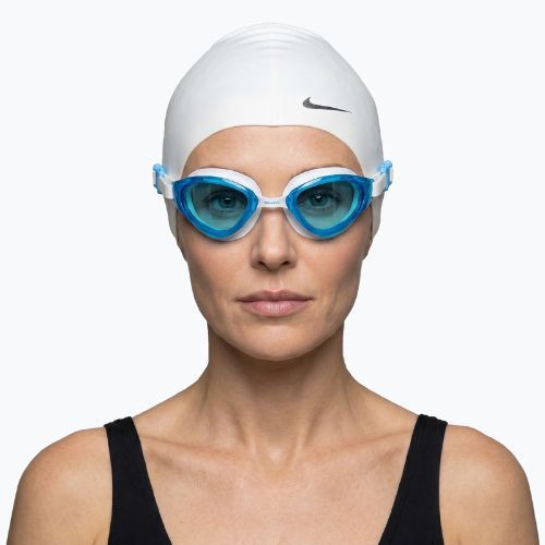 Очила за плуване AQUASTIC Isti white