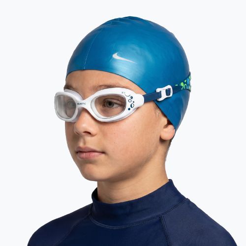 Детски очила за плуване AQUASTIC Spinny blue