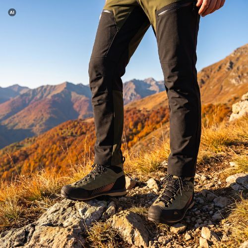 Spodnie trekkingowe męskie KADVA Wanderleaf 4way stretch zielony
