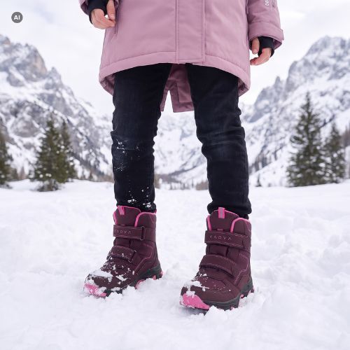 Детски апрески KADVA Snowey Mid WP розов