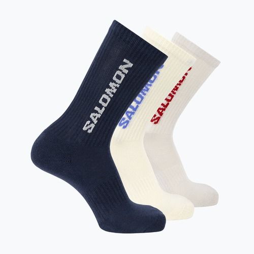Чорапи Salomon Everyday Crew 3 pairs spellbound/vanilla ice/lunar rock