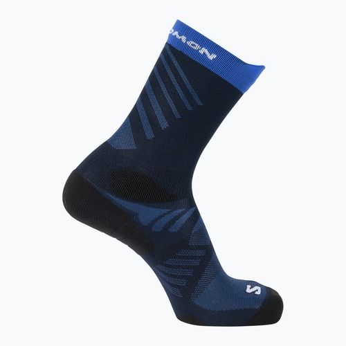 Чорапи Salomon Aero Crew maritime blue/bluing/white