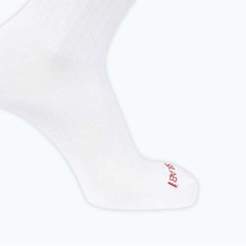 Чорапи Salomon S/Lab Phantasm Crew 3 white/fiery red