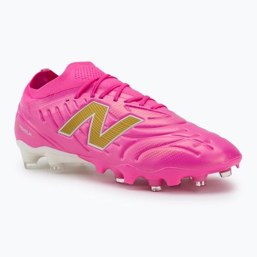 Футболни обувки New Balance Tekela Pro Low V5 FG pink heat/metallic gold/pink satin