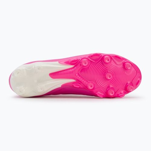 Футболни обувки New Balance Tekela Team Low V5 FG pink heat/metallic gold/pink satin