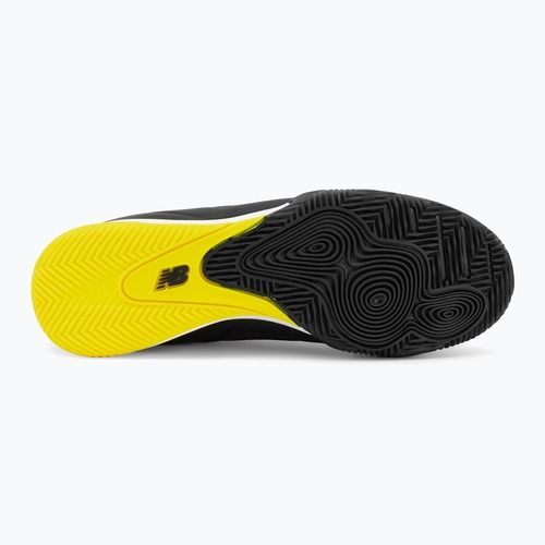 Футболни обувки New Balance Tekela Team Low V5 IN black 100/punch yellow/fire cracker