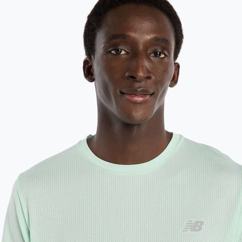 Мъжка тениска New Balance Athletics Run cosmic jade heather