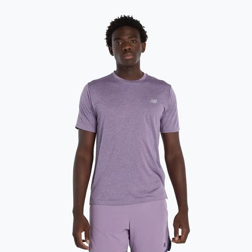 Мъжка тениска New Balance Athletics Run candied violet heather