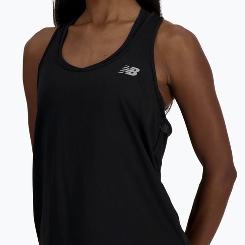 Дамска тениска за бягане New Balance Sport Essentials Tank black/white