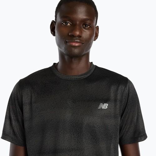 Мъжка тениска New Balance Athletics Printed black/grey