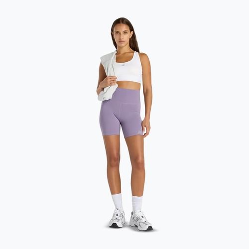 Дамски шорти New Balance Harmony High Rise candied violet