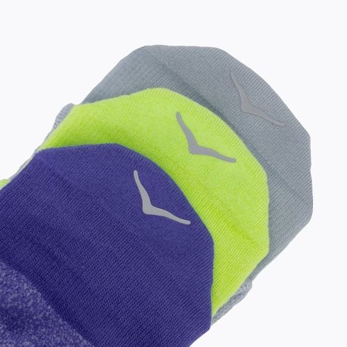 Чорапи HOKA No-Show Run Sock 3 чифта celstl blue/minrl blue/neon yuzu
