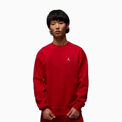 Мъжки суитшърт  Jordan Brooklyn Fleece Crew gym red/white