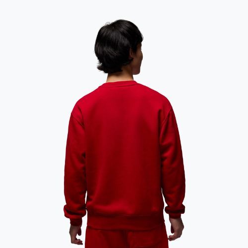 Мъжки суитшърт  Jordan Brooklyn Fleece Crew gym red/white