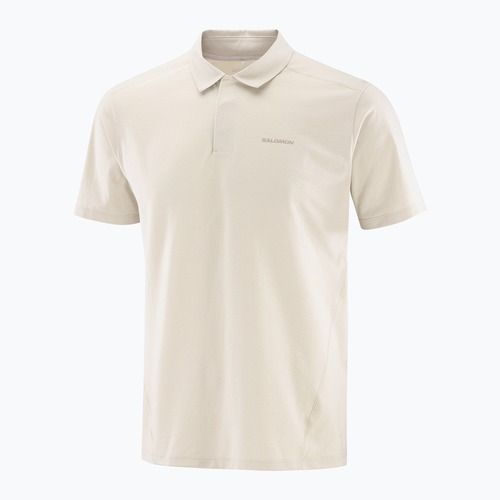 Мъжка поло тениска Salomon Trackline Polo silver cloud