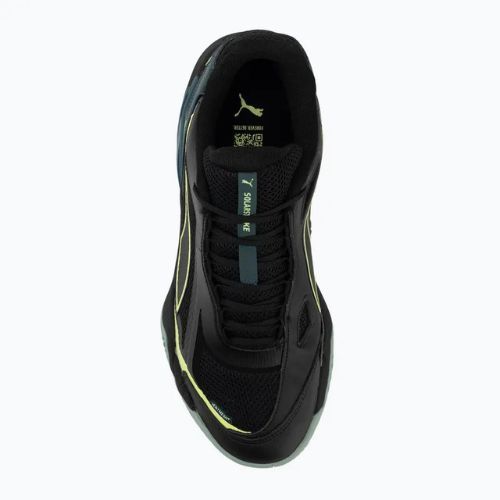Мъжки обувки за хандбал PUMA Solarstrike 4 puma black/green terrain/fizzy light