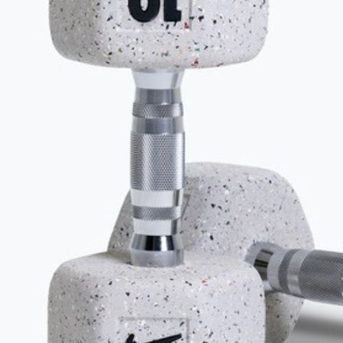Дъмбели Nike Strength Grind Hex Dumbbell 2 x 10 kg wolf grey