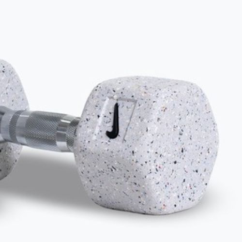 Дъмбели Nike Strength Grind Hex Dumbbell 2 x 8 kg wolf grey