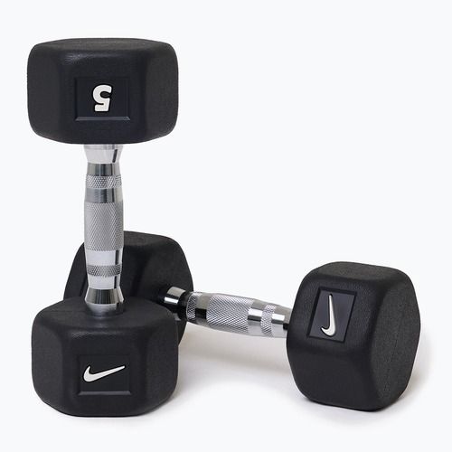 Дъмбели Nike Strength Hex Dumbbell 2 x 5 kg black/white