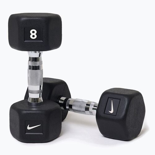 Дъмбели Nike Strength Hex Dumbbell 2 x 8 kg black/white