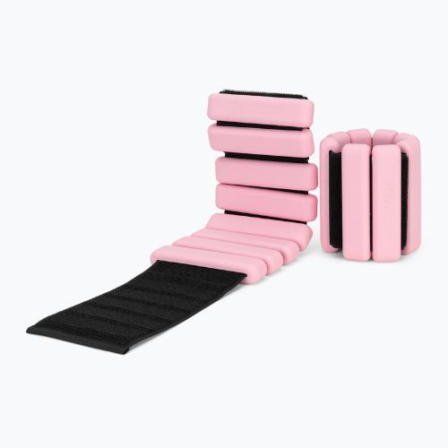 Тежести за глезени и китки XTREXO SCULPT 2 x 1.5 kg розов