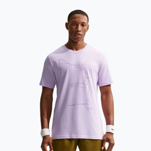 Мъжка тениска/фланелка за тенис Nike Court Dri-Fit violet mist