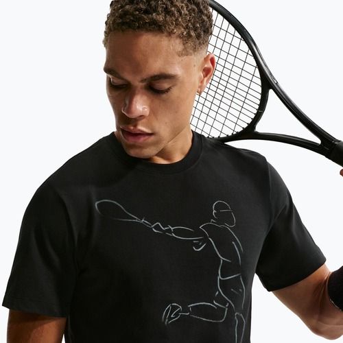 Мъжка тениска/фланелка за тенис Nike Court Dri-Fit black
