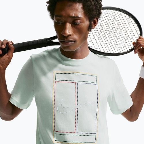 Мъжка тениска Nike Court Heritage barely green