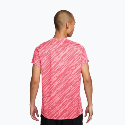 Мъжка тениска/фланелка за тенис Nike Court Dri-Fit Victory Print pink foam/black