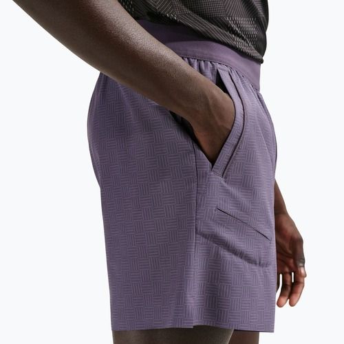 Мъжки тенис шорти Nike Court Advantage Dri-Fit 6" dark raisin/white