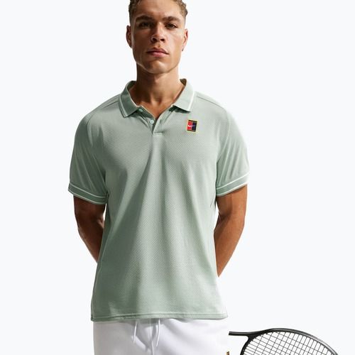 Мъжка тениска/фланелка за тенис Nike Court Heritage Polo steam